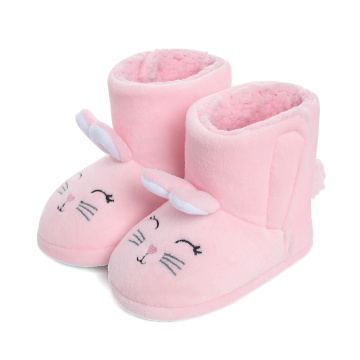 2020  Hot Toddlers Girls Slippers Booties Plush Cute Animal Indoor Winter House Slippers